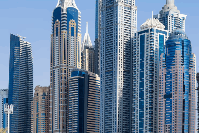 vertical-view-skyscrapers-palm-trees-dubai-uae_268835-1063-636×426